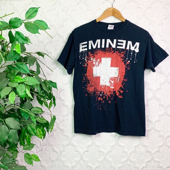 Eminem Recovery Album Black Graphic Tee Shirt - Picture 2 of 5